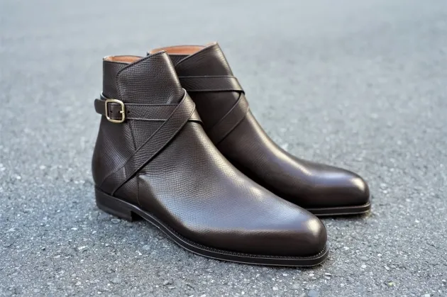 投稿についてもっと詳しく F.LLI Giacometti / フラテッリ ジャコメッティ FG337 ジョッパーブーツ UTAH CALF EBENE ユタカーフ ダークブラウン
